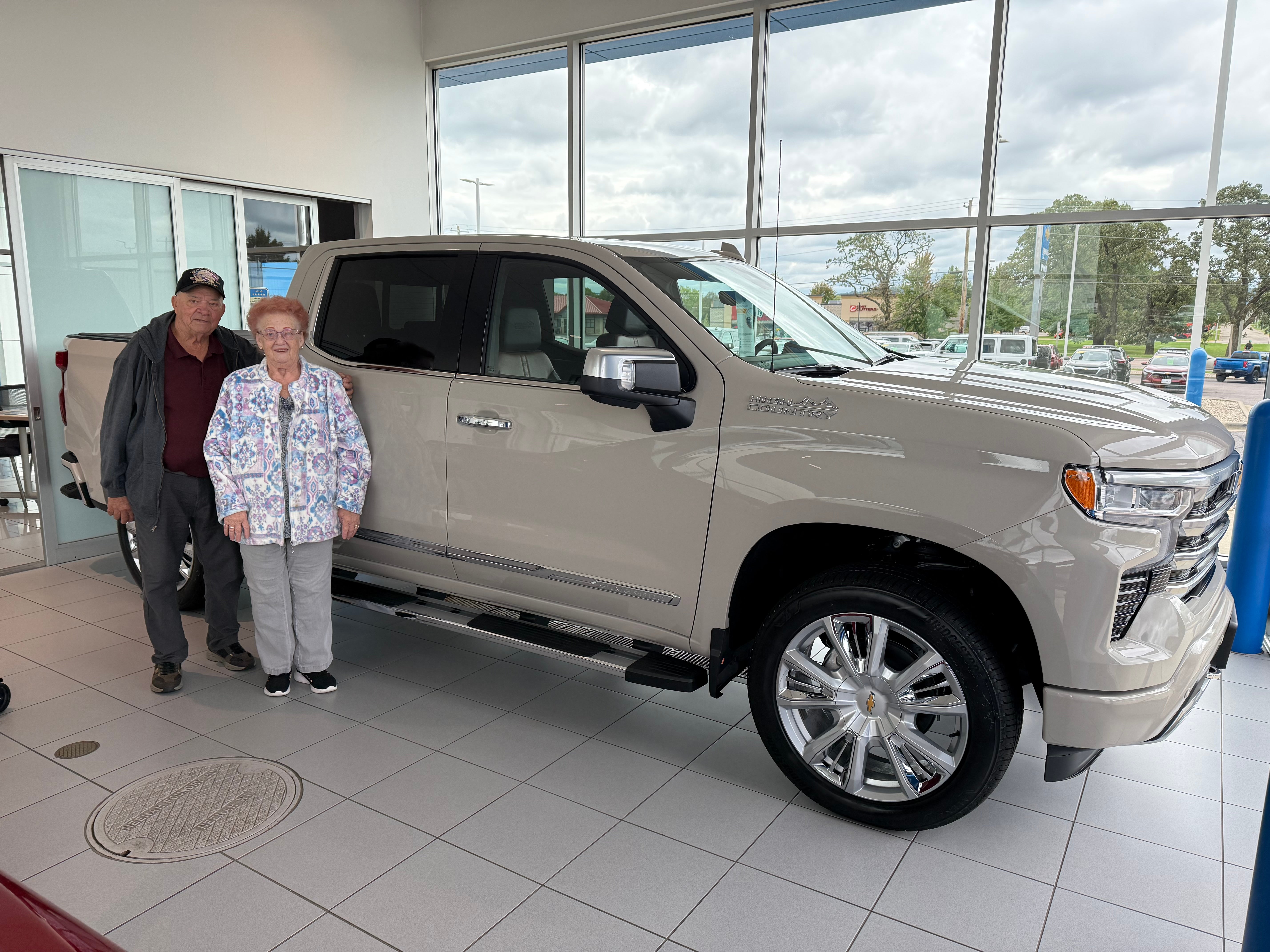 Happy Kayser Chevrolet customer