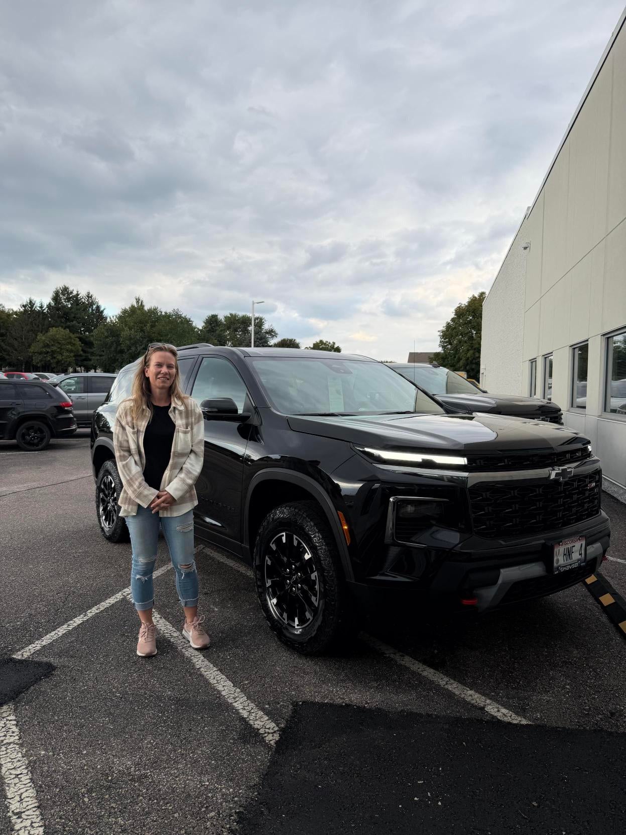 Happy Kayser Chevrolet customer