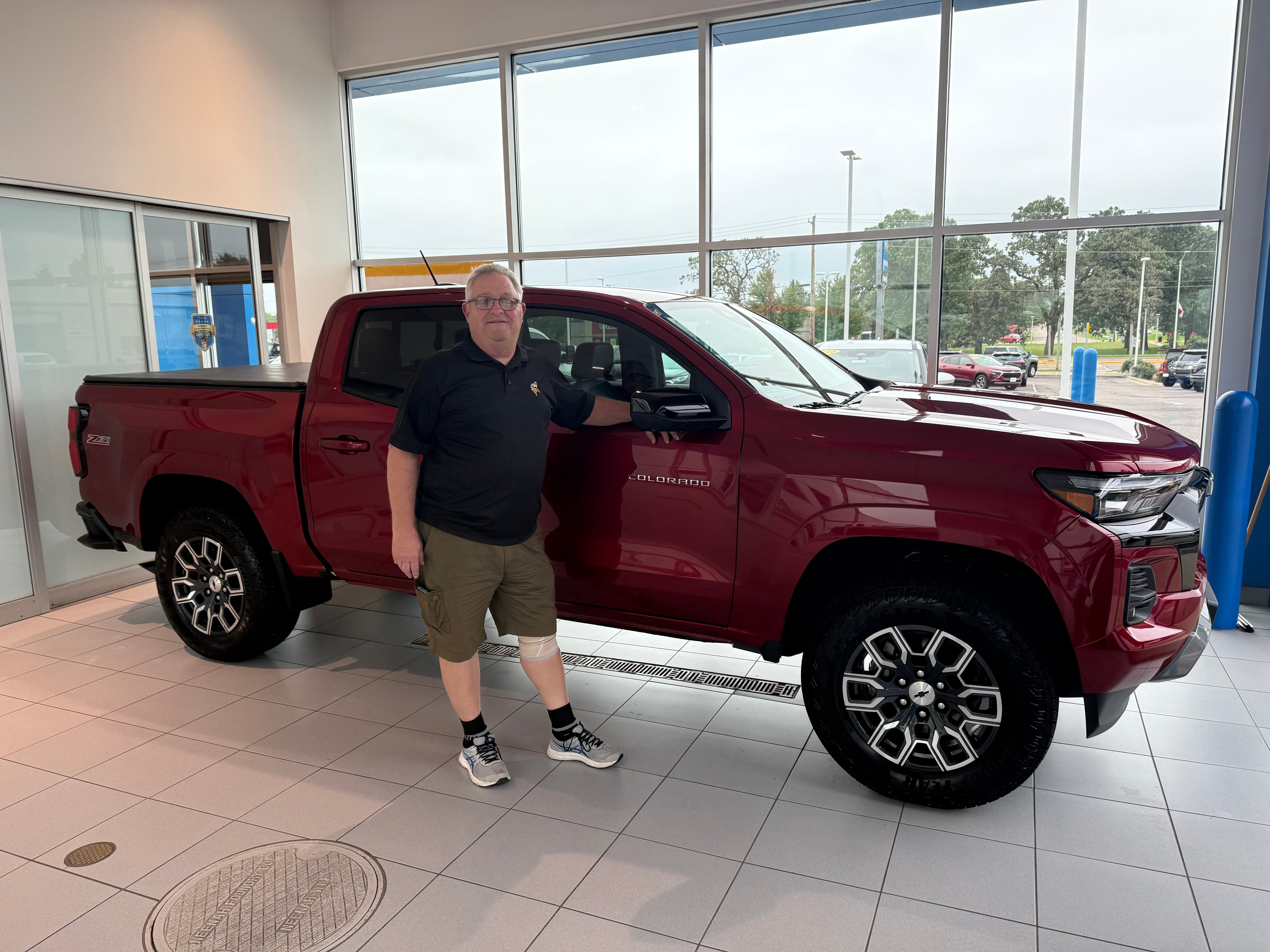 Happy Kayser Chevrolet customer