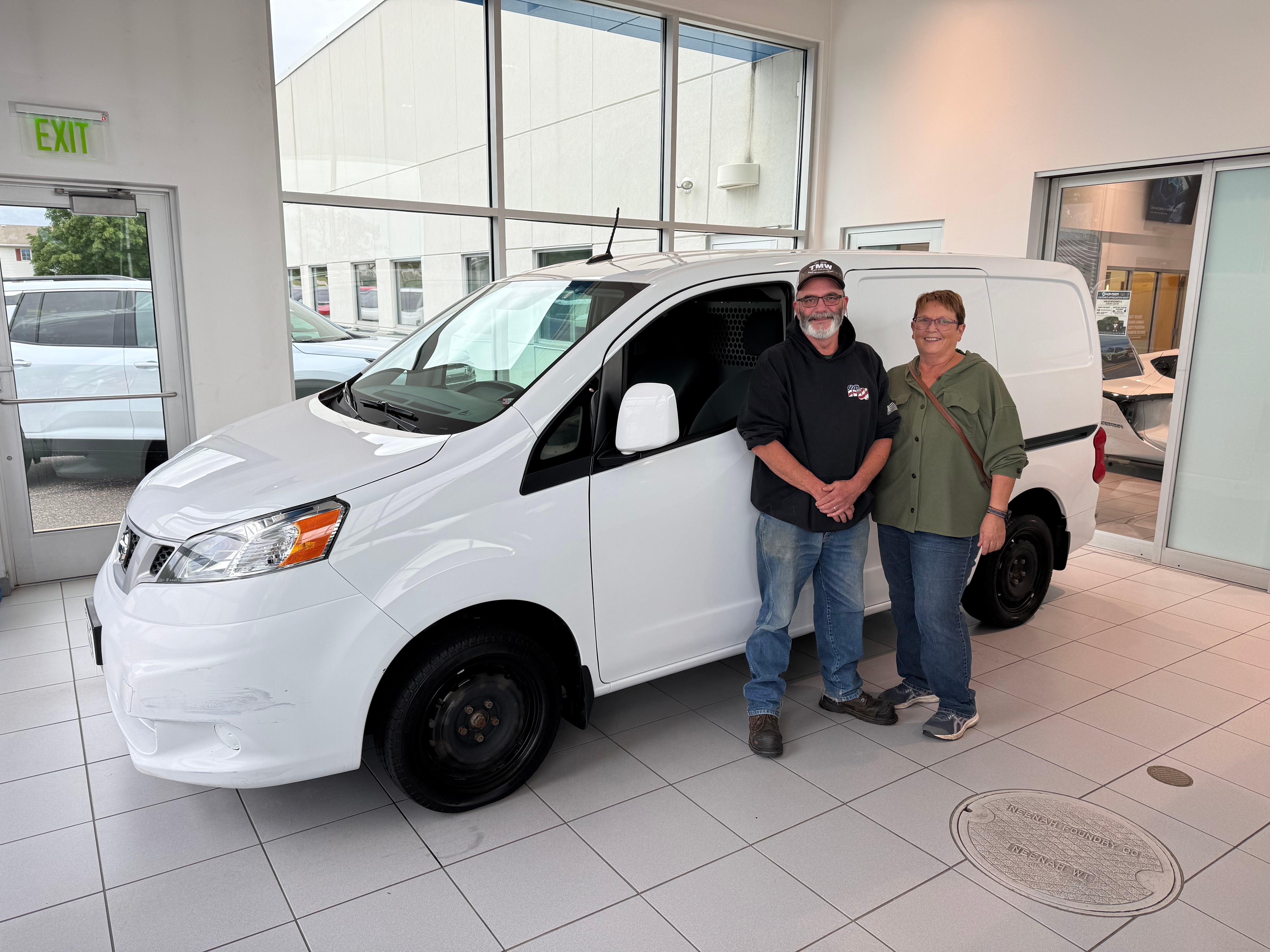 Happy Kayser Chevrolet customer