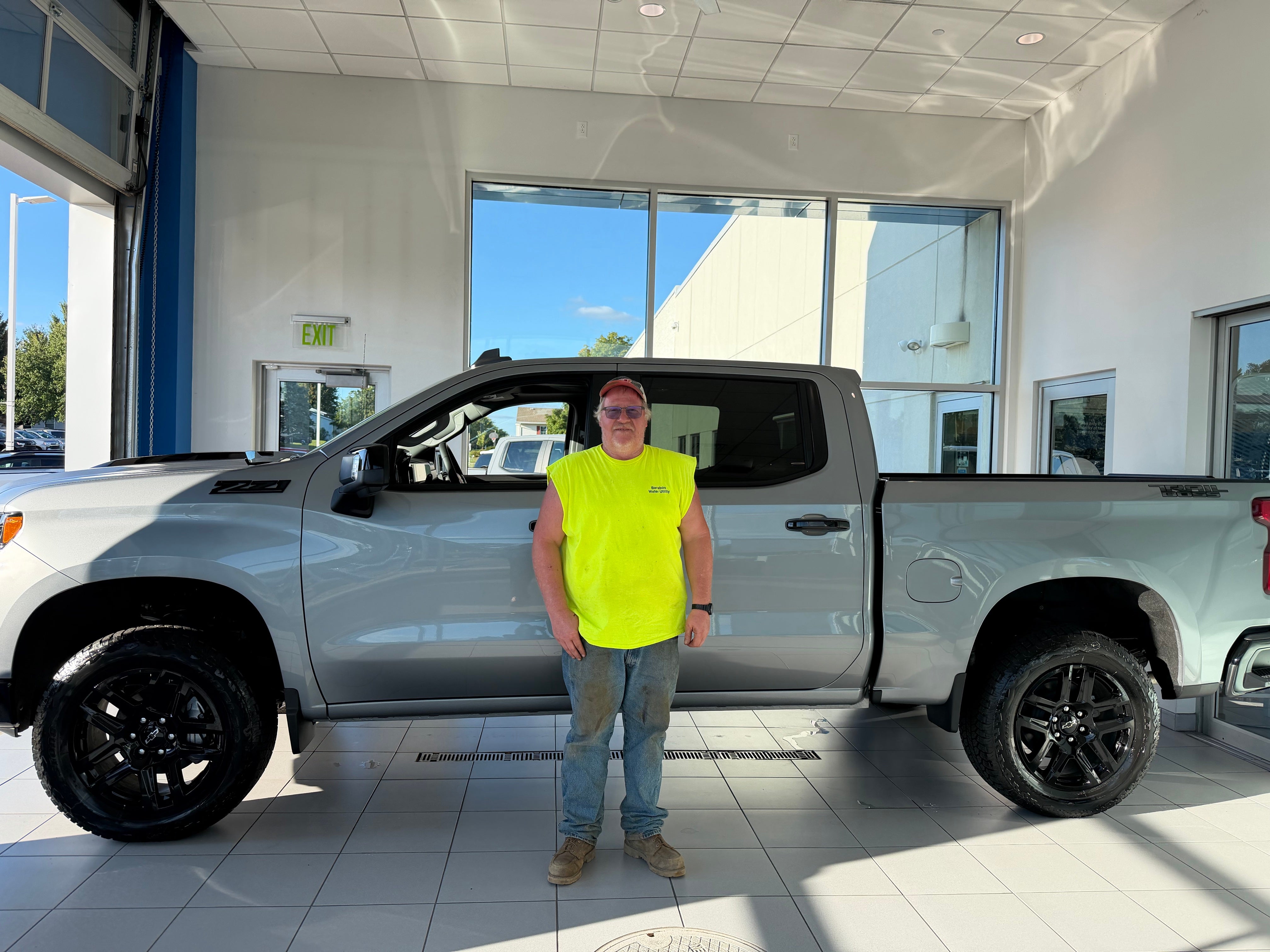Happy Kayser Chevrolet customer