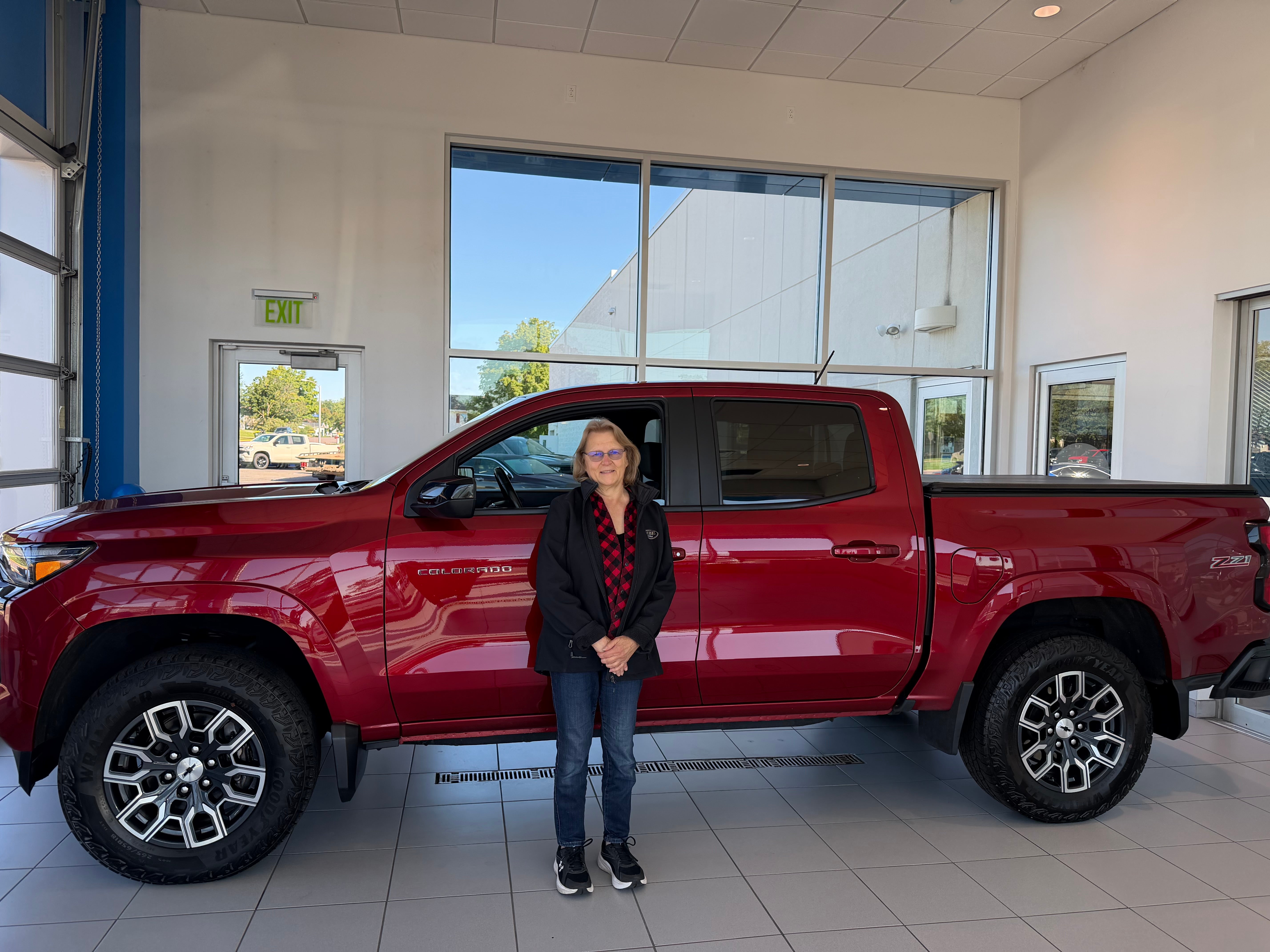 Happy Kayser Chevrolet customer