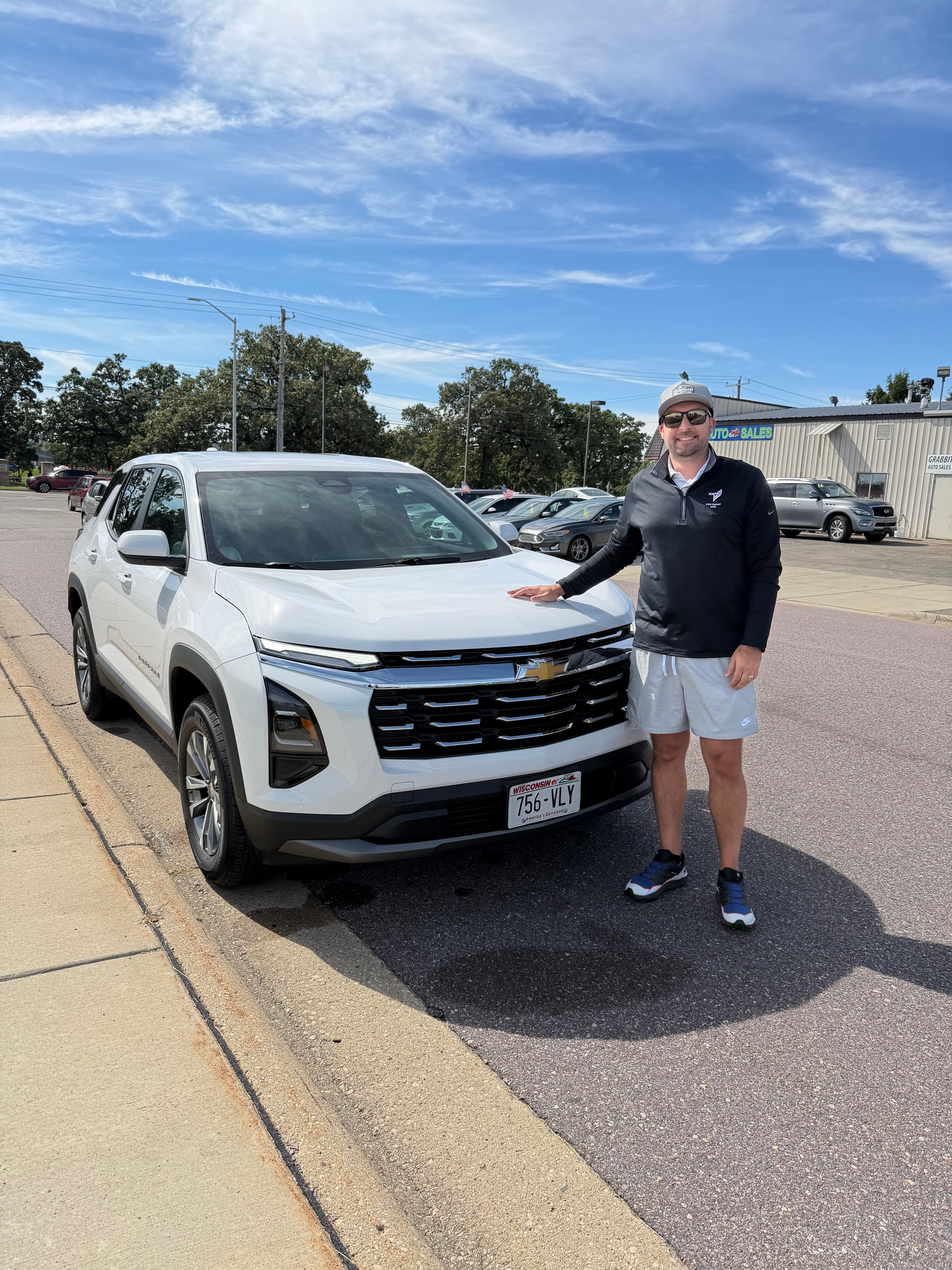 Happy Kayser Chevrolet customer