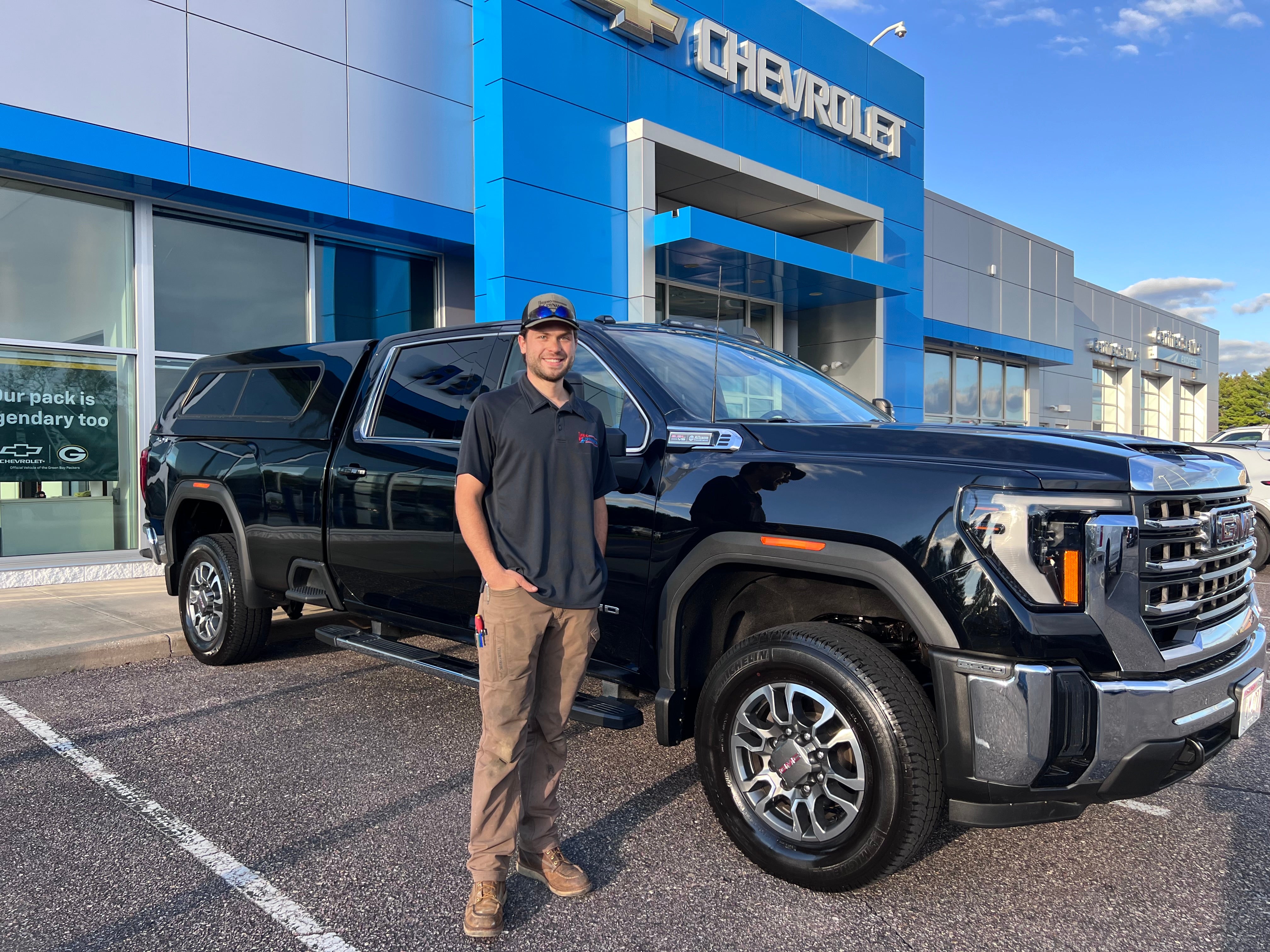 Happy Kayser Chevrolet customer