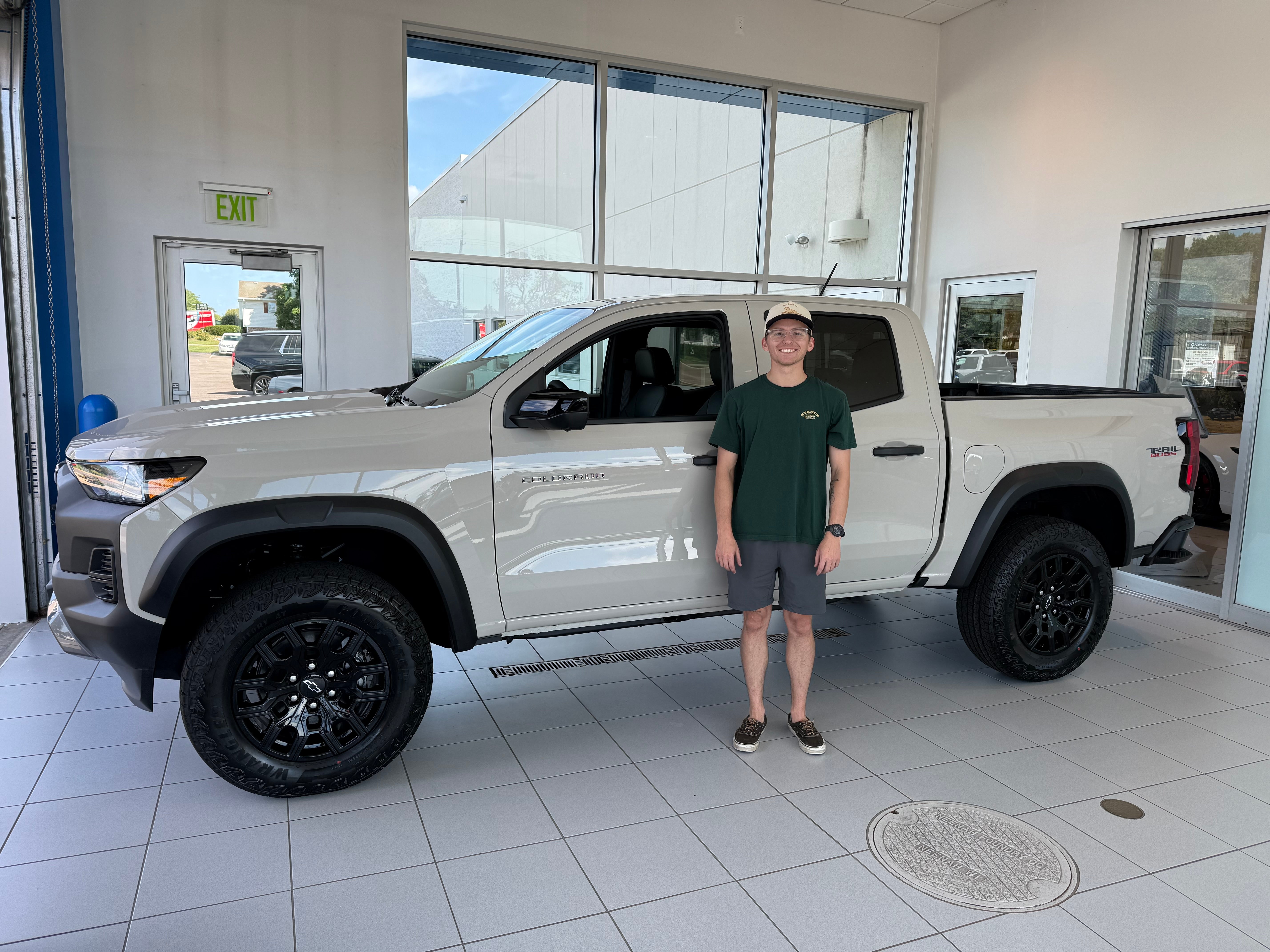 Happy Kayser Chevrolet customer