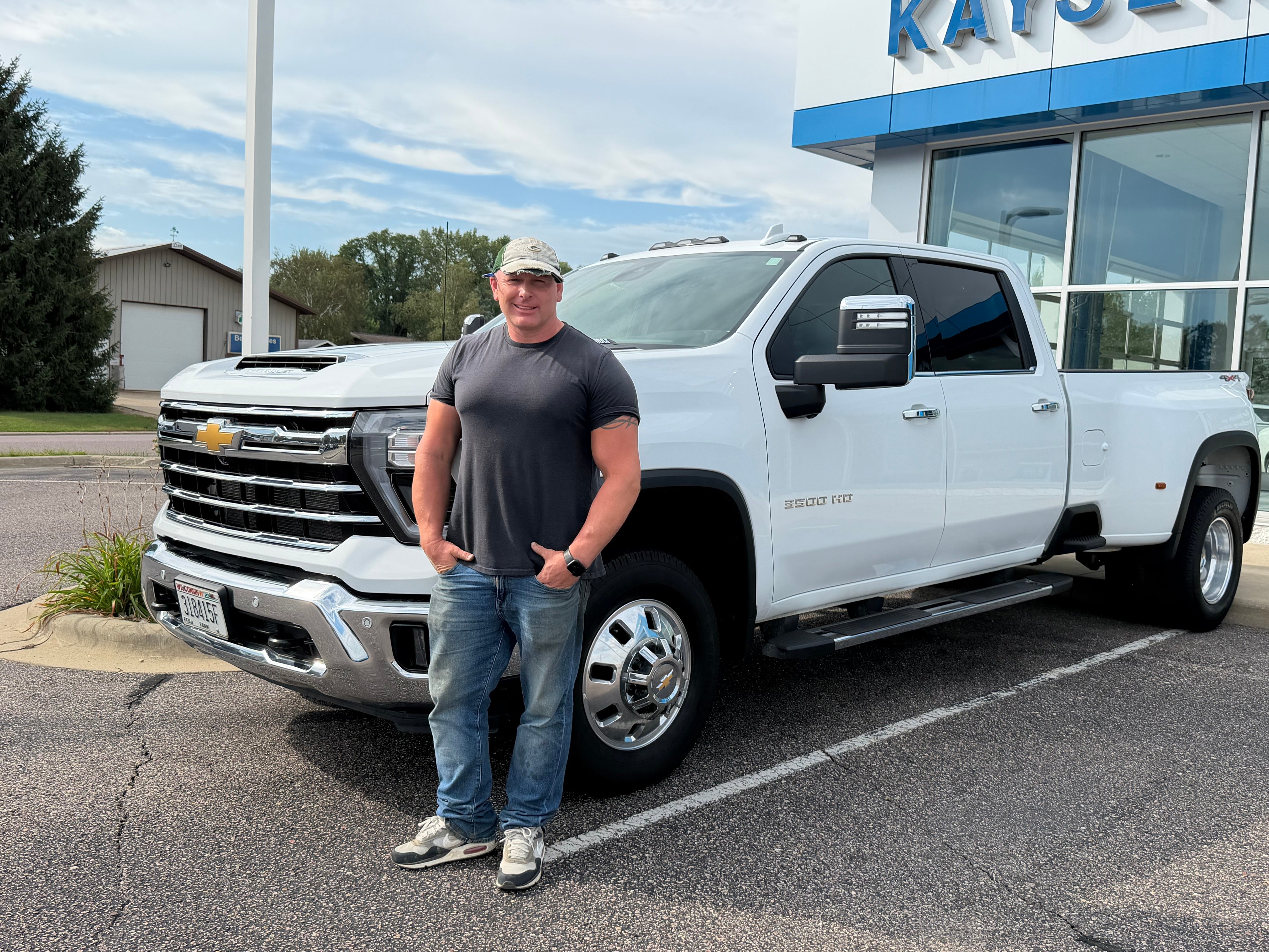 Happy Kayser Chevrolet customer