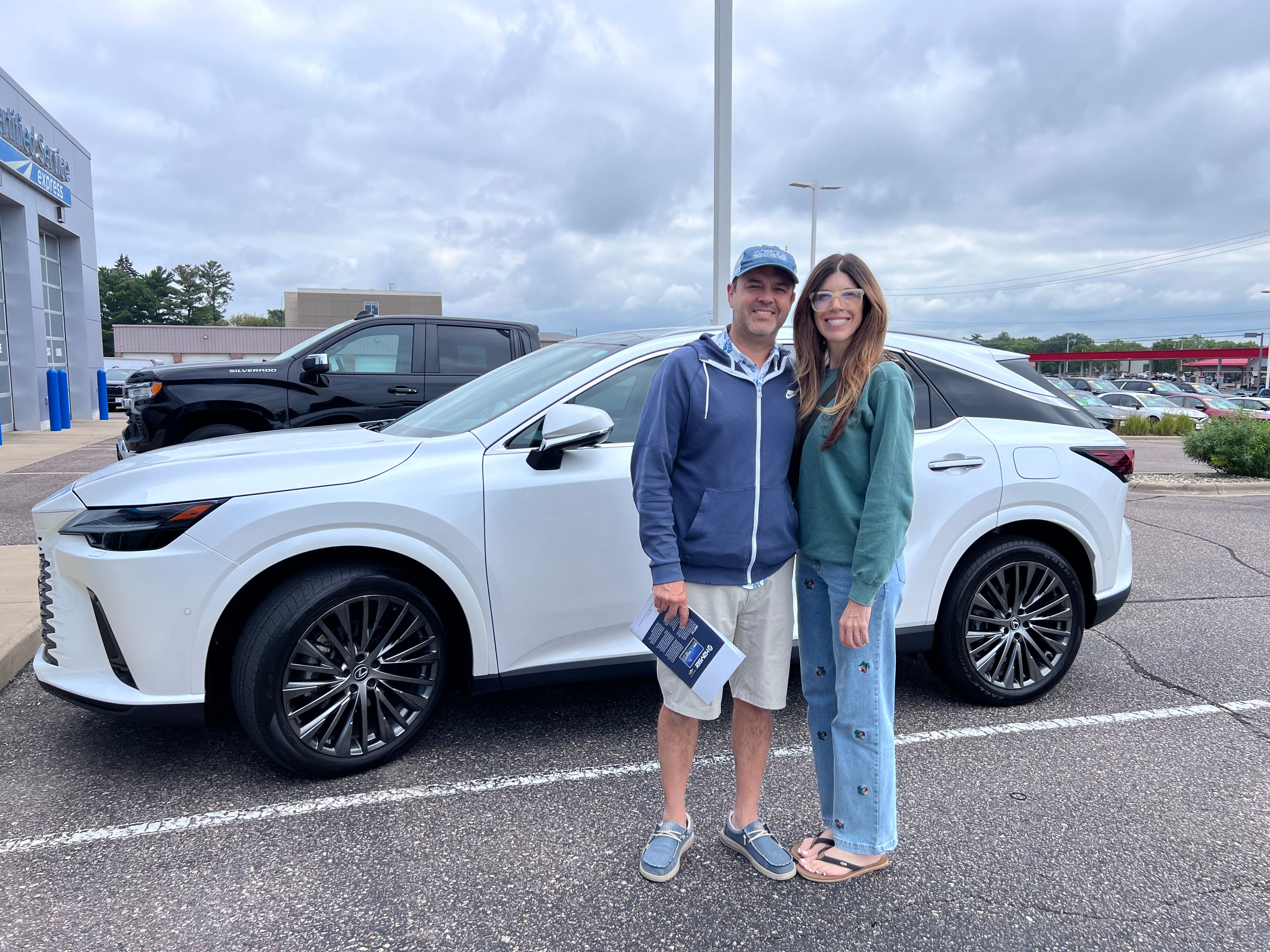 Happy Kayser Chevrolet customer