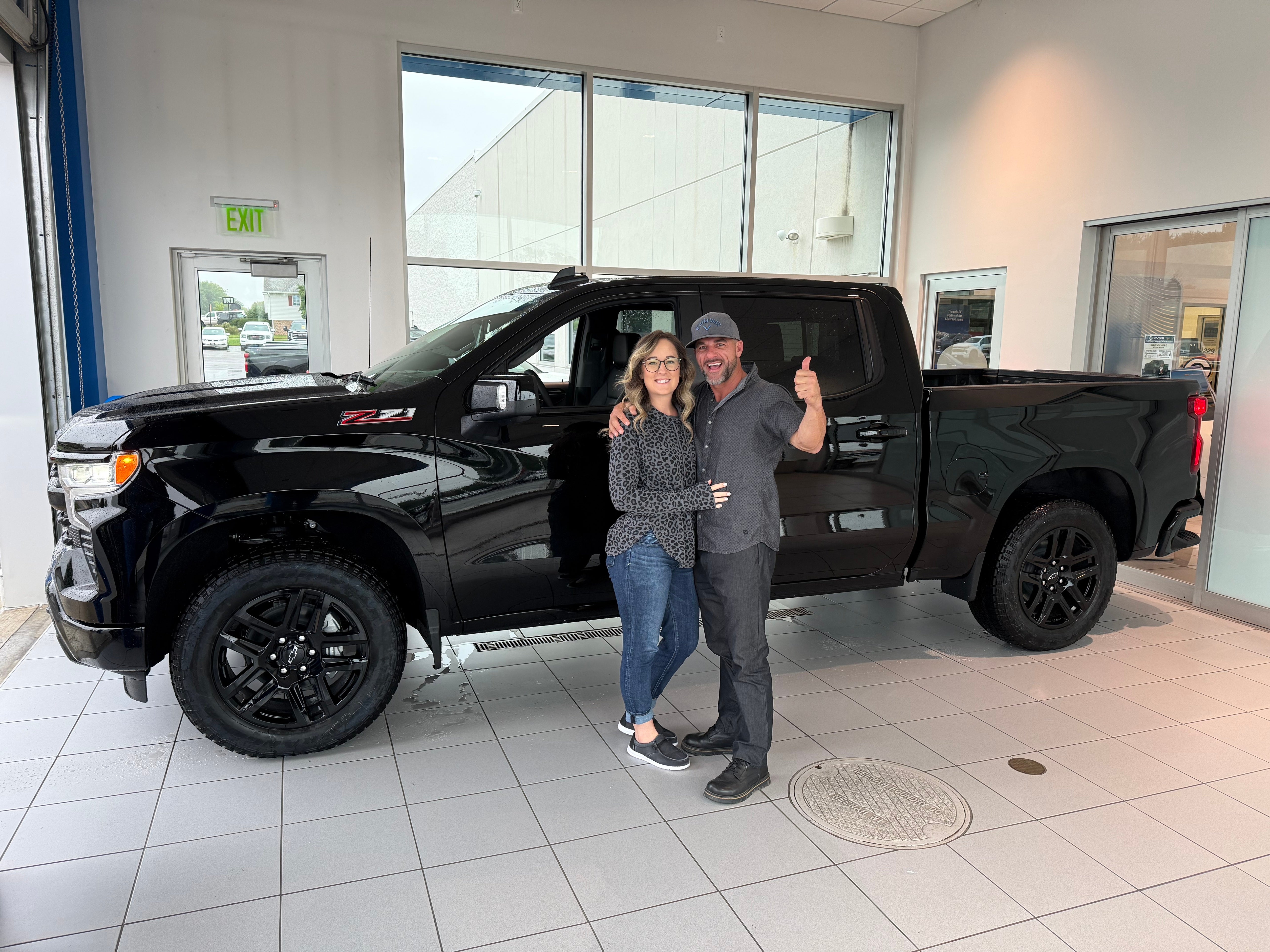 Happy Kayser Chevrolet customer