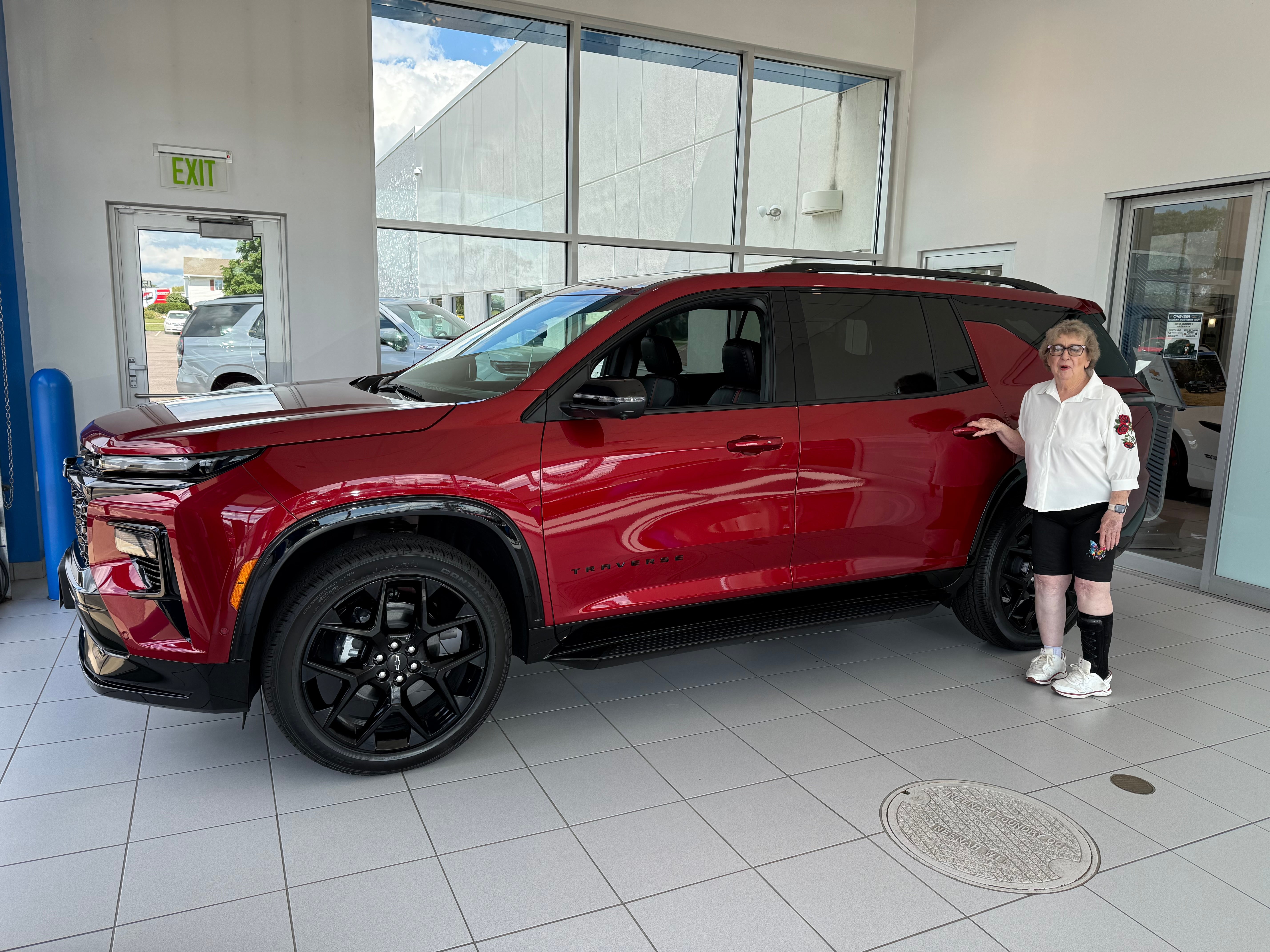 Happy Kayser Chevrolet customer