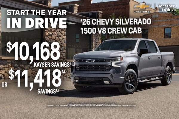 New 2026 Chevy Silverado Crew