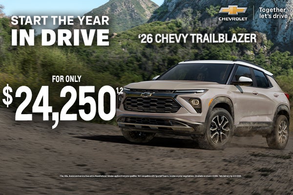 New 2026 Chevy Trailblazer