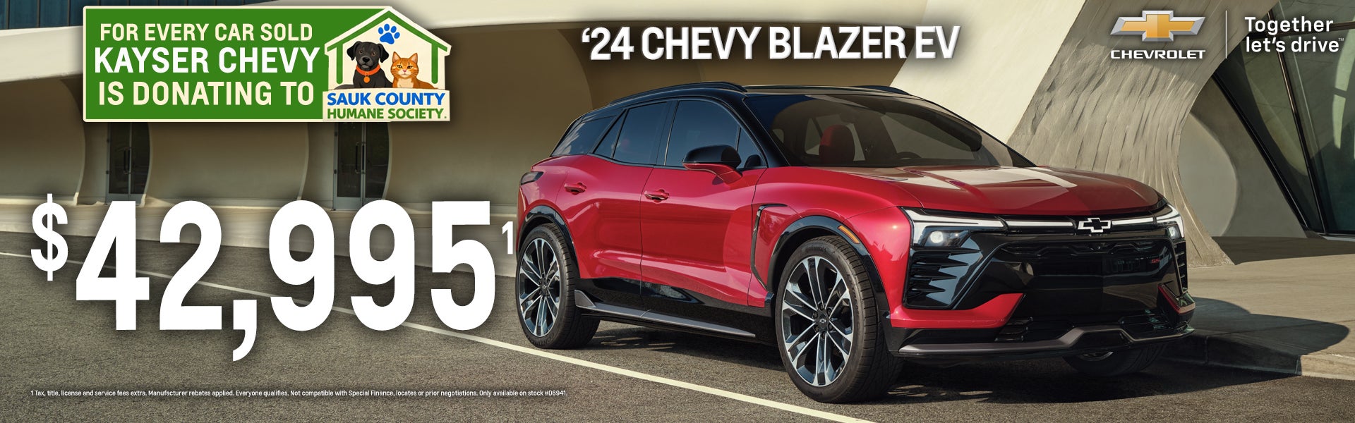 New 2024 Chevy Blazer EV