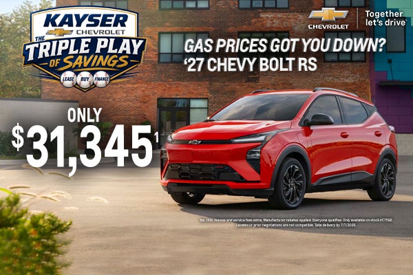 2027 Chevy Bolt RS