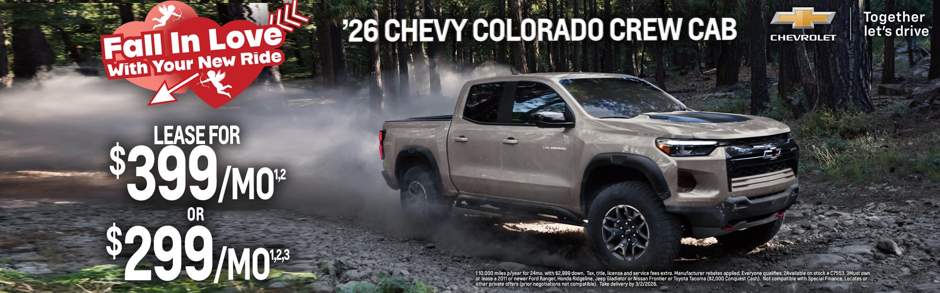 New 2026 Chevy Colorado Crew