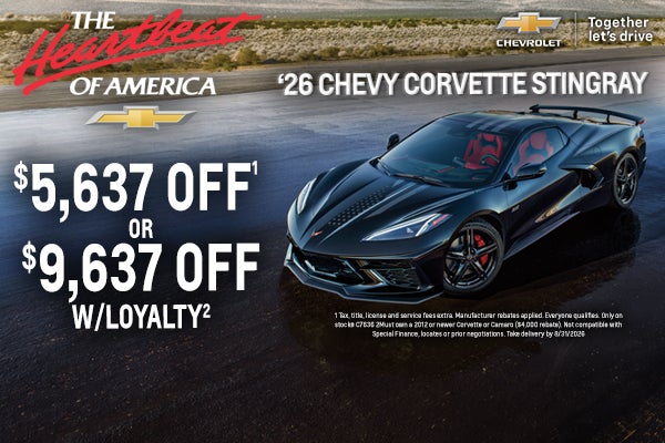 New 2026 Corvette Stingray