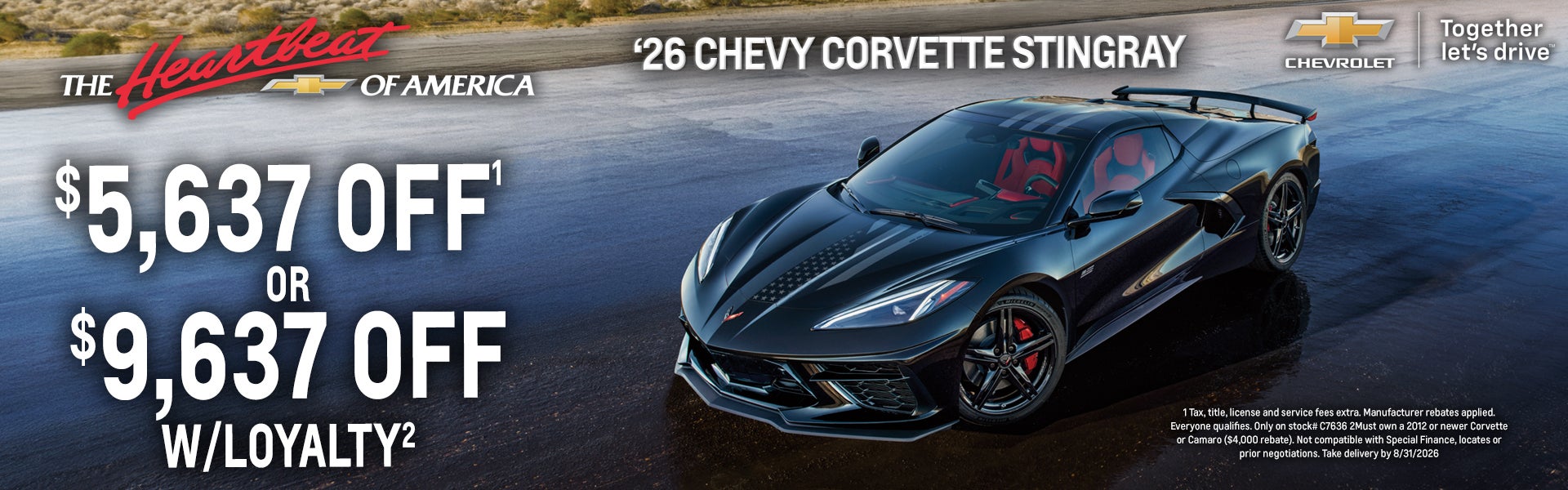 New 2026 Corvette Stingray