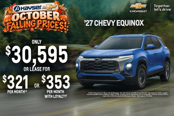 New 2027 Chevy Equinox