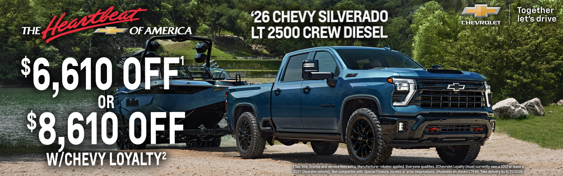 New 2026 Chevy Silverado HD Crew Diesel