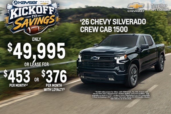 2026 Chevy Silverado Crew