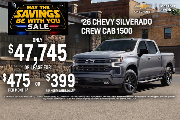 New 2026 Chevy Silverado Crew