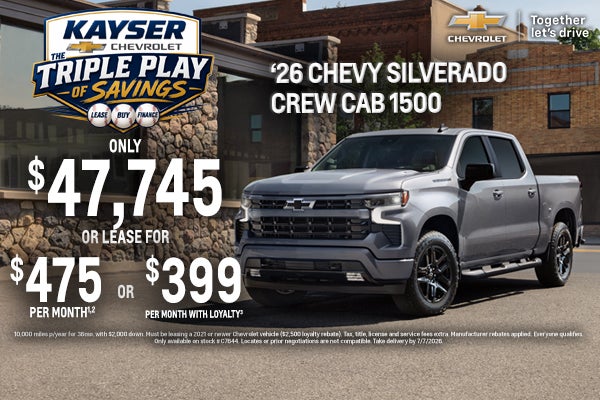 2026 Chevy Silverado Crew