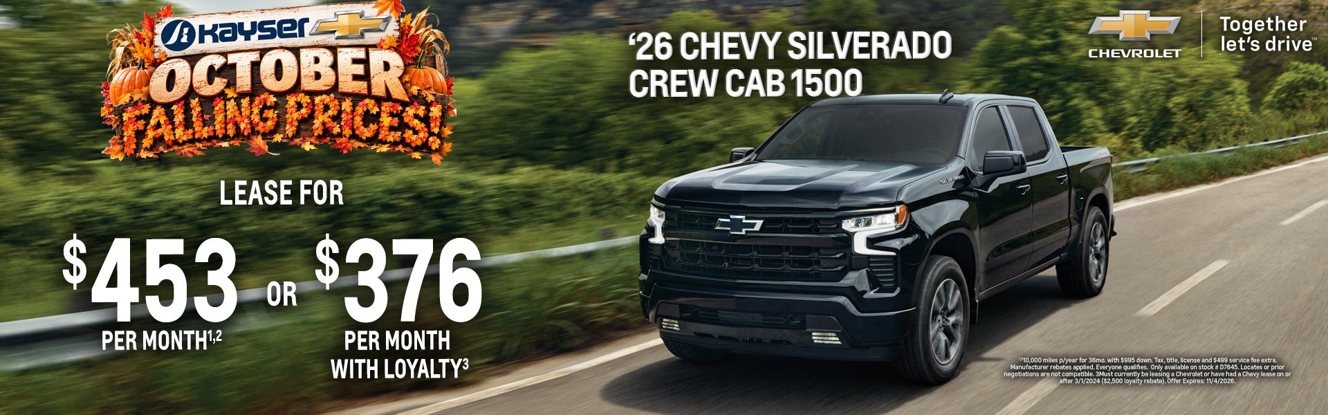 New 2026 Chevy Silverado Crew Cab