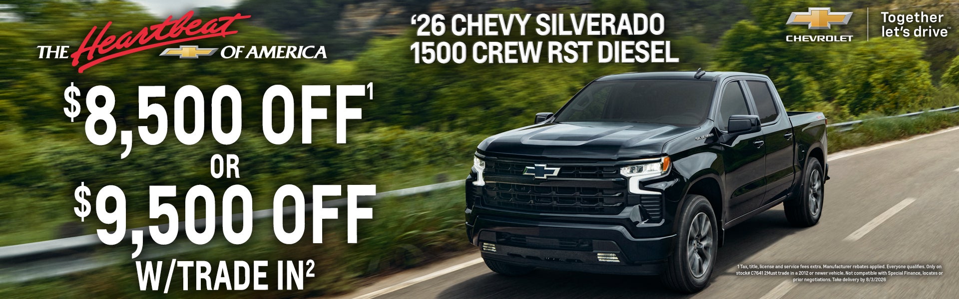 New 2026 Chevy Silverado Crew Diesel
