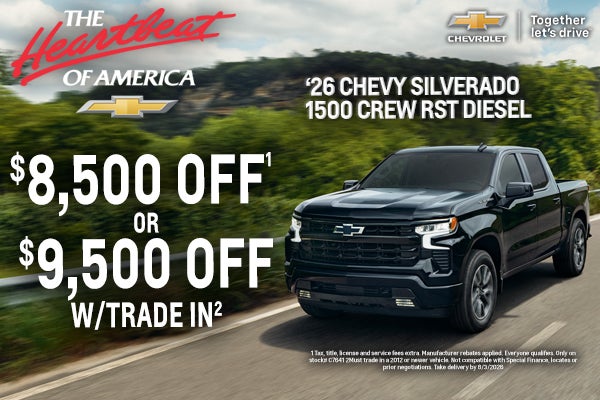 New 2026 Chevy Silverado Crew Diesel