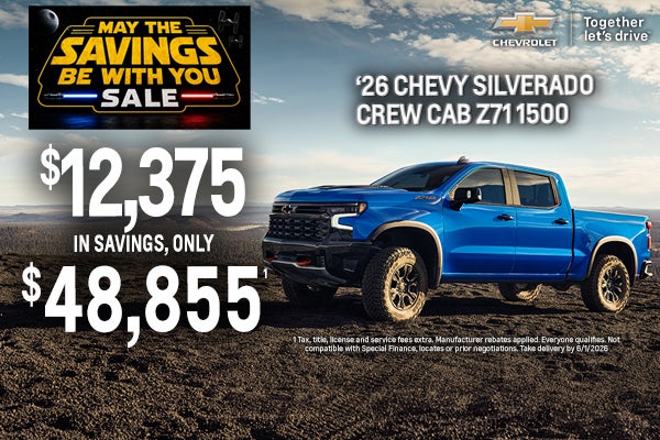 New 2026 Chevy Silverado Z71