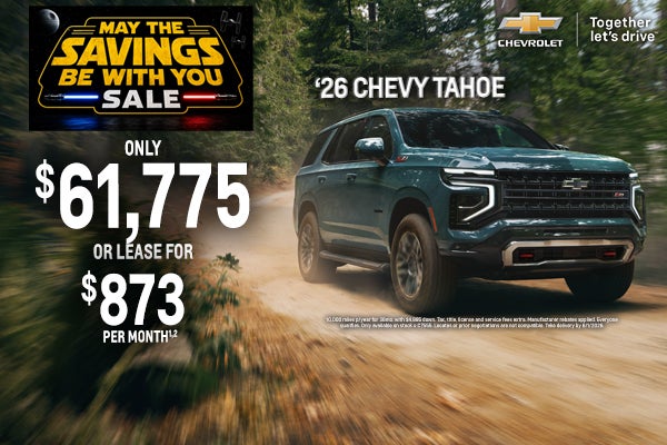 New 2026 Chevy Tahoe