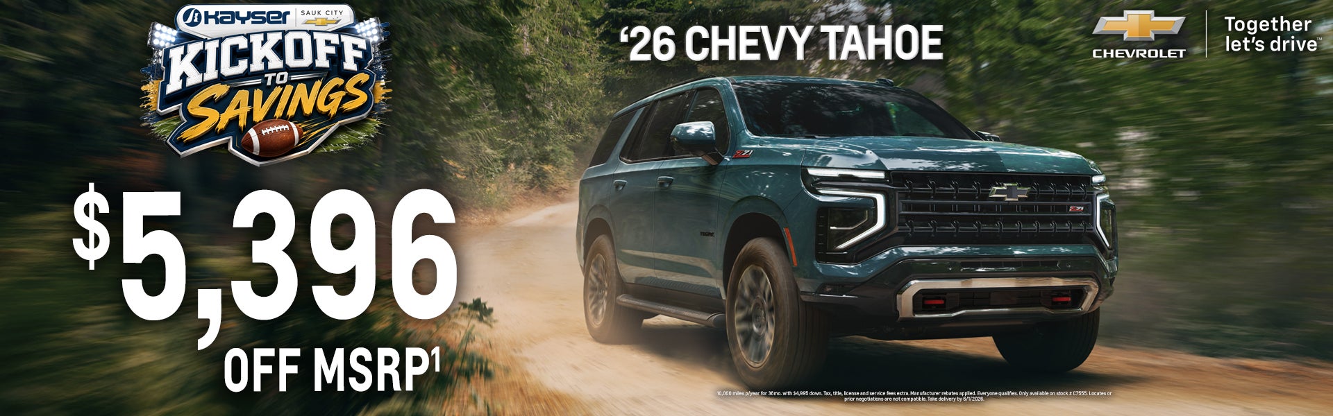 New 2026 Chevy Tahoe