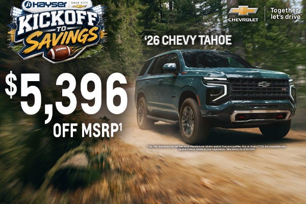 New 2026 Chevy Tahoe