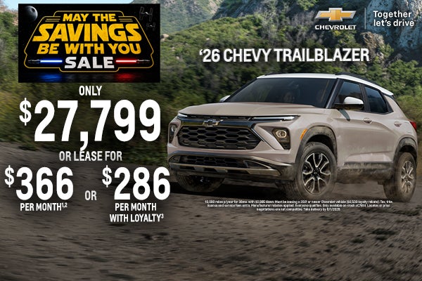New 2026 Chevy Trailblazer