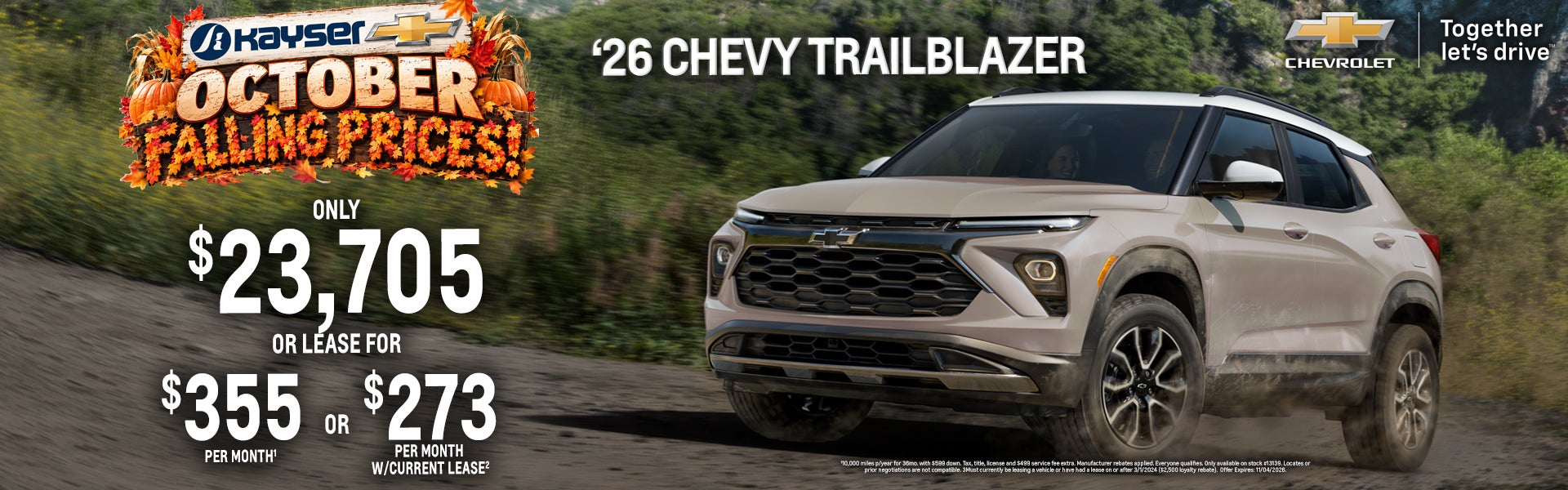 New 2026 Chevy Trailblazer