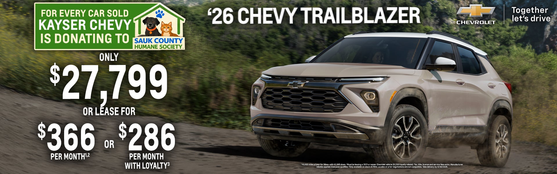 New 2026 Trailblazer