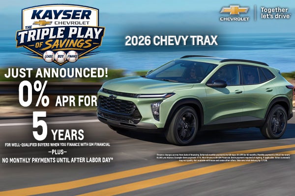 New 2026 Chevy Trax