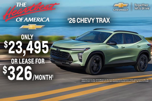 New 2026 Chevy Trax