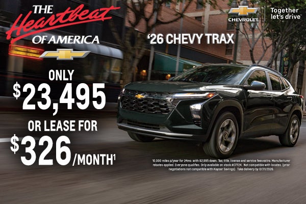 New 2026 Chevy Trax