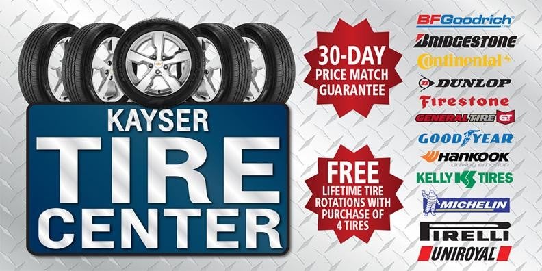 Kayser Chevrolet Tire Center in Sauk City WI